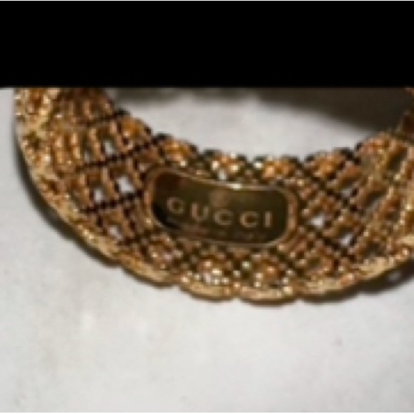 Gucci Size 7 Gold Ring Band - Picture 6 of 6
